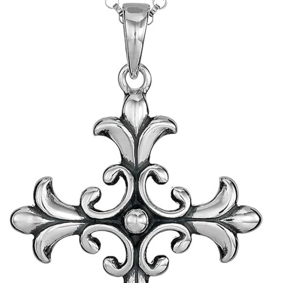 925 Sterling Silver Celtic Pendant Necklace for Women 18